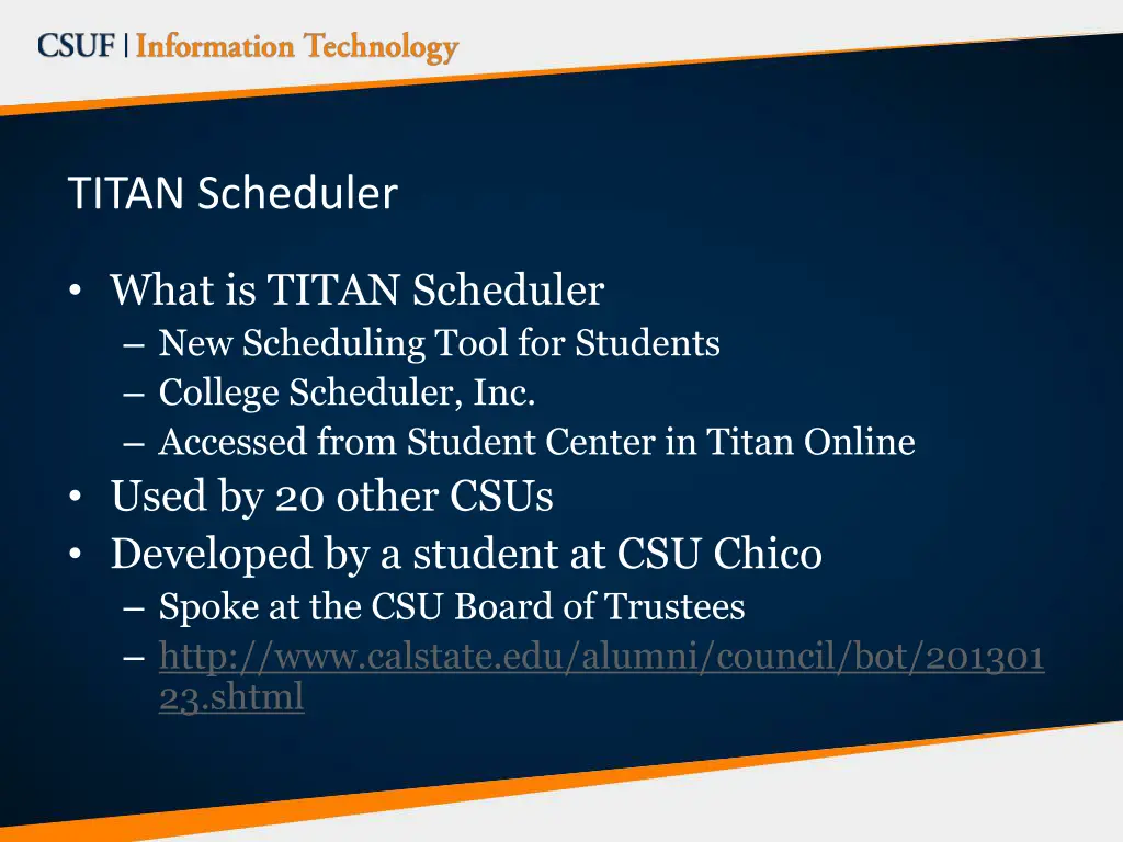 titan scheduler