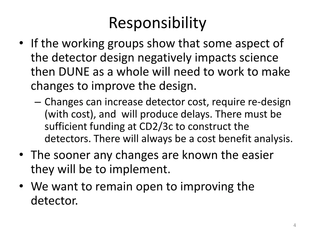 responsibility