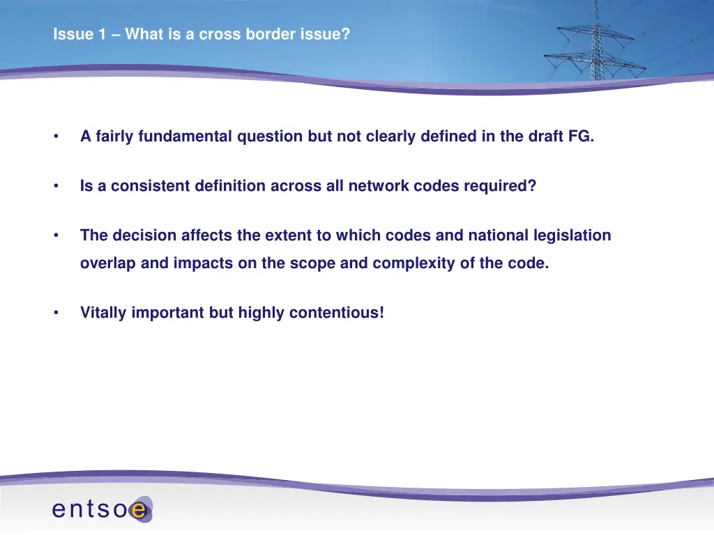 issue 1 what is a cross border issue