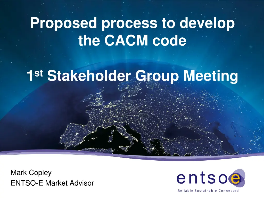 proposed process to develop the cacm code