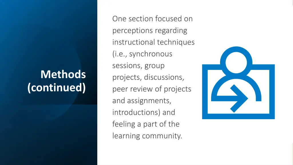 one section focused on perceptions regarding