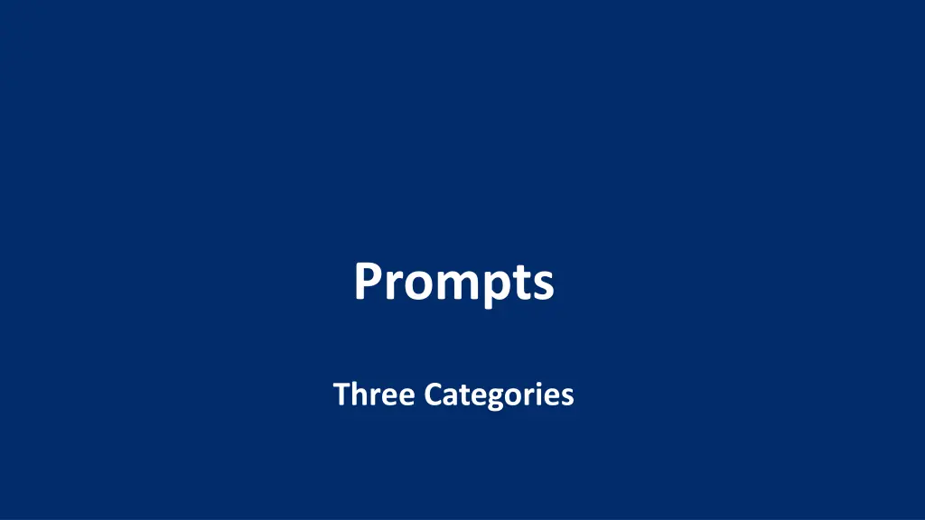 prompts