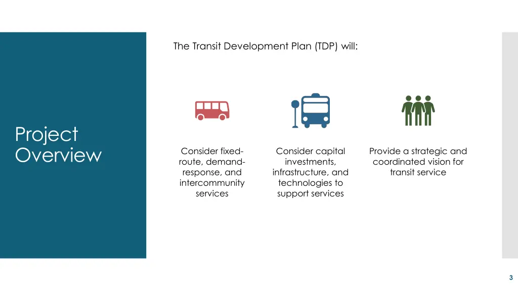 the transit development plan tdp will