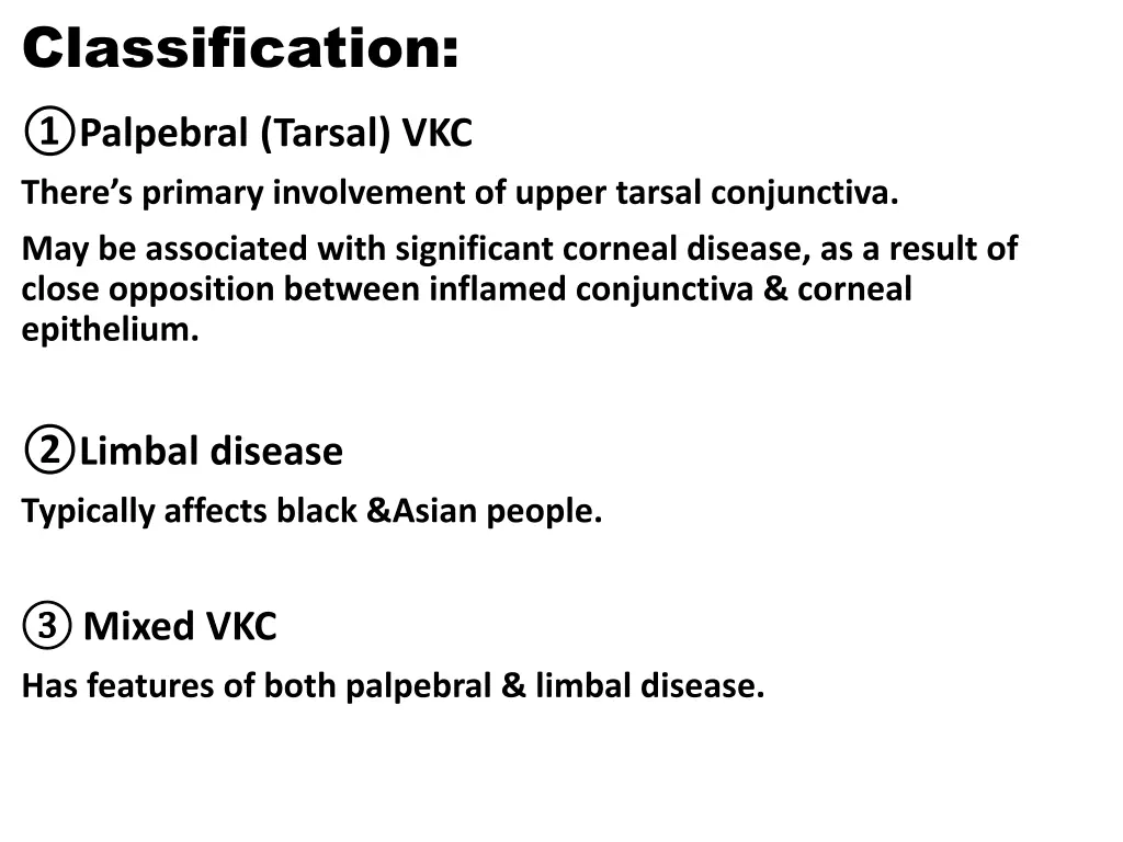 classification