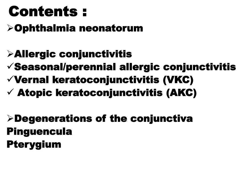 contents contents ophthalmia ophthalmia neonatorum