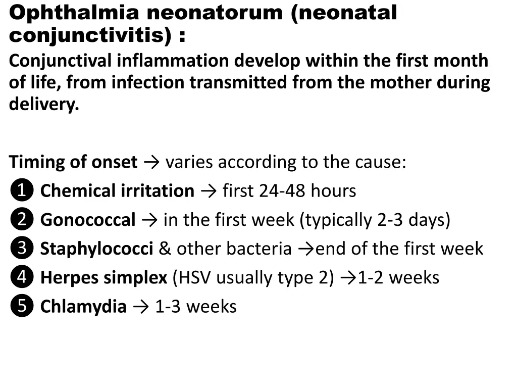 ophthalmia neonatorum neonatal conjunctivitis