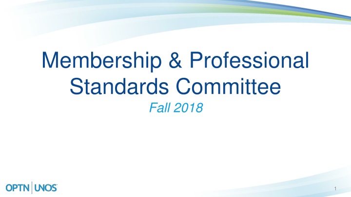 membership professional standards committee fall