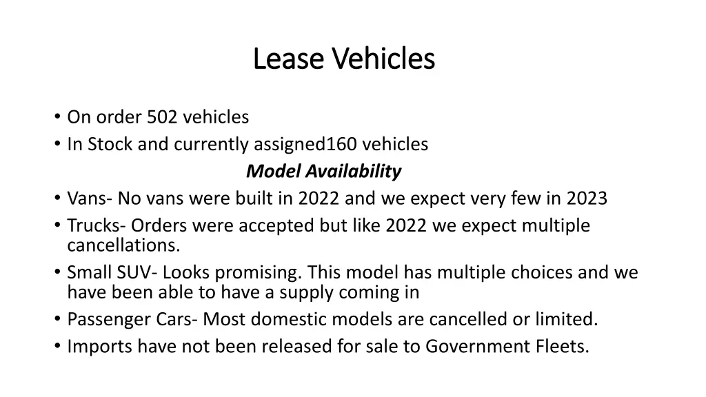 lease vehicles lease vehicles