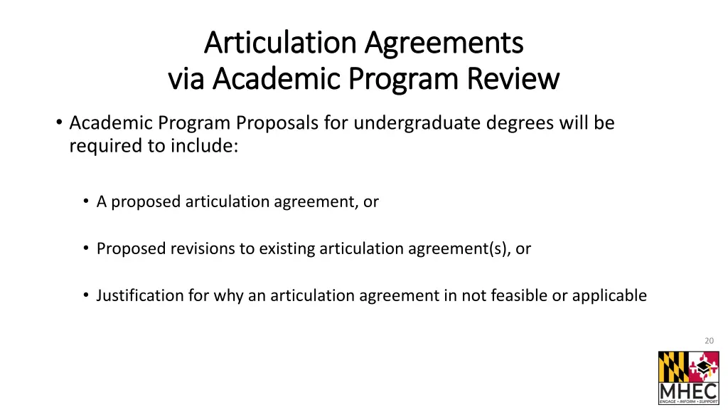 articulation agreements articulation agreements