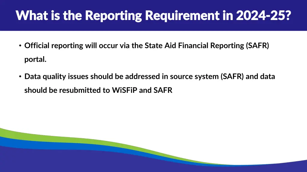 what is the reporting requirement in 2024 what