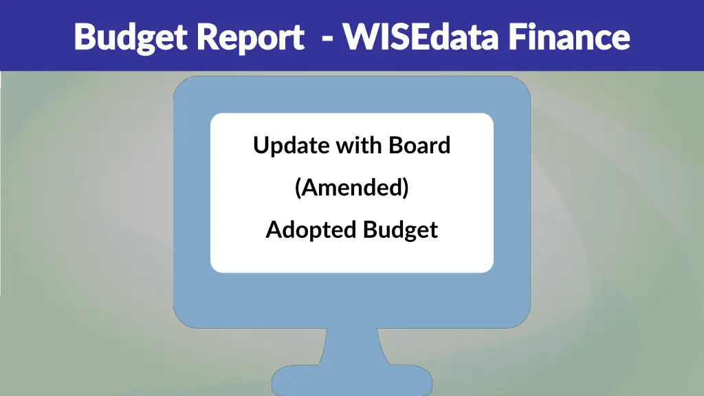 budget report budget report wisedata finance