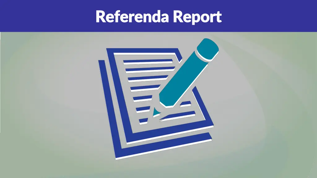 referenda report referenda report 1