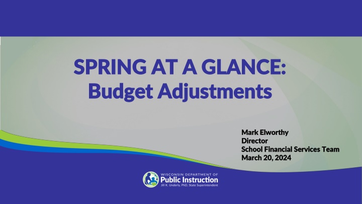 spring at a glance spring at a glance budget