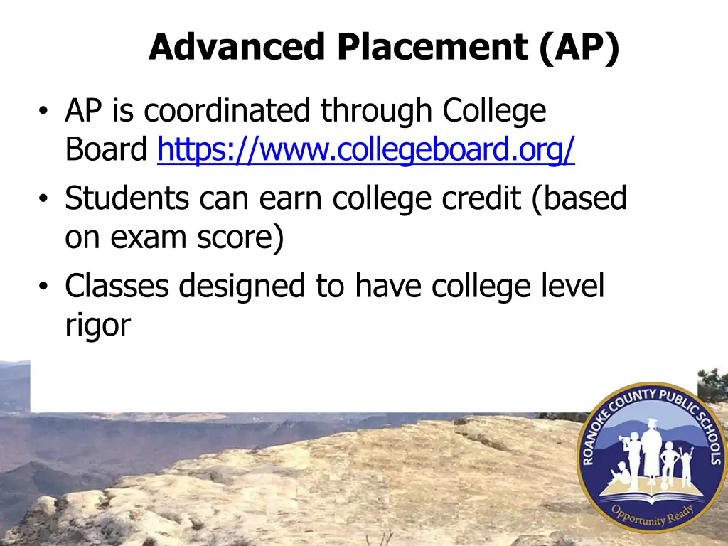 advanced placement ap