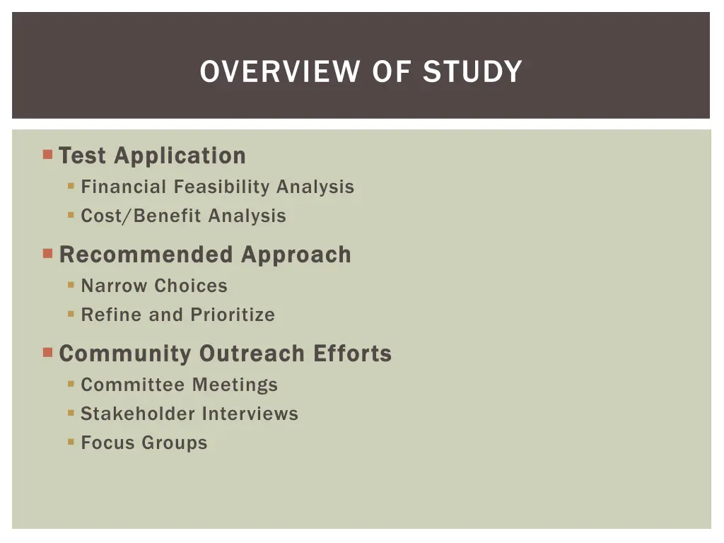 overview of study 2