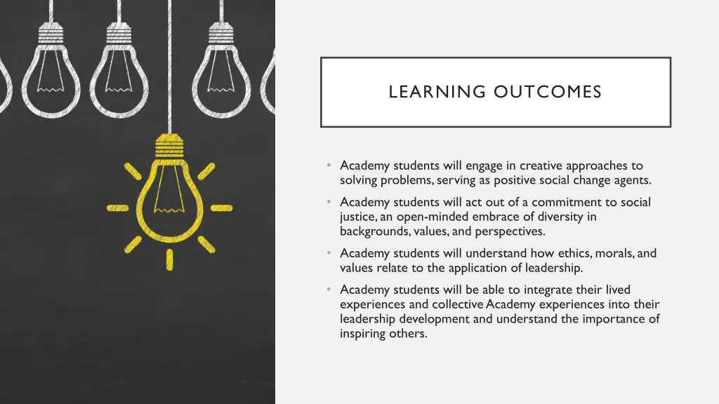 learning outcomes 1