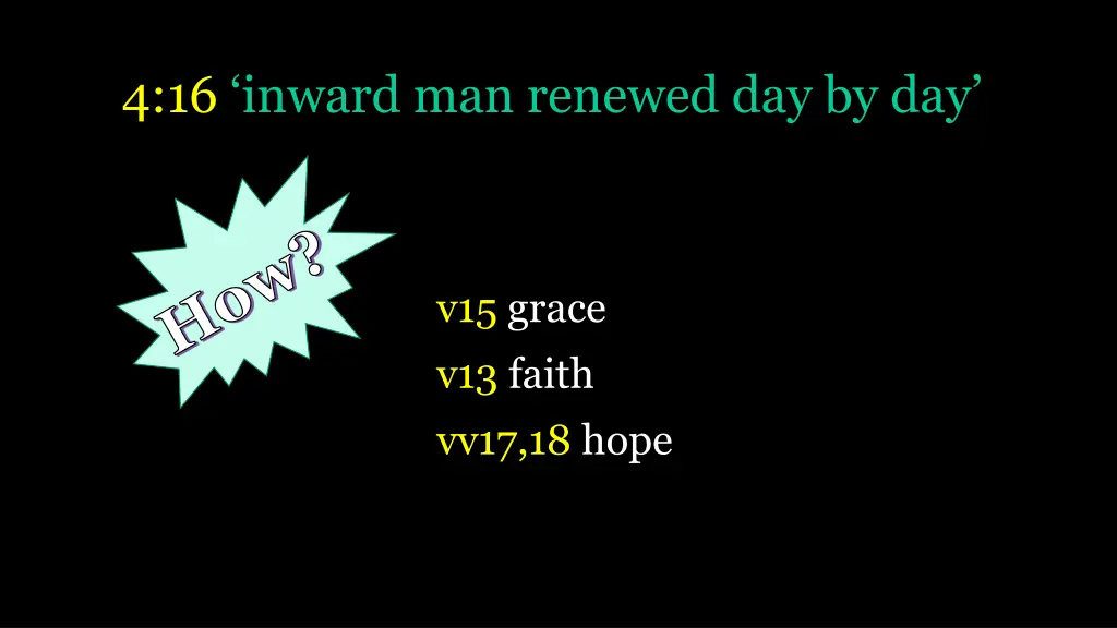 4 16 inward man renewed day by day