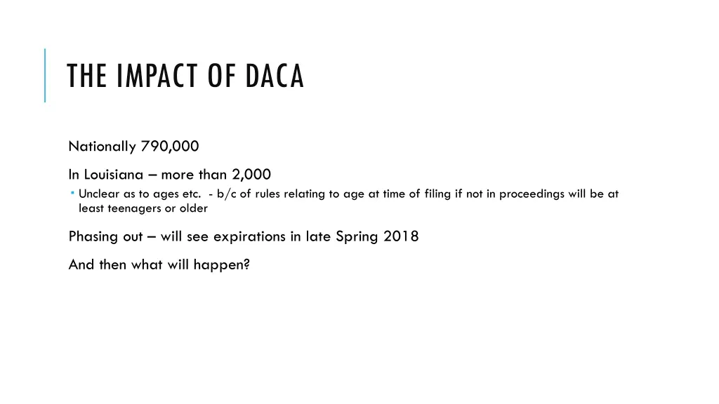 the impact of daca