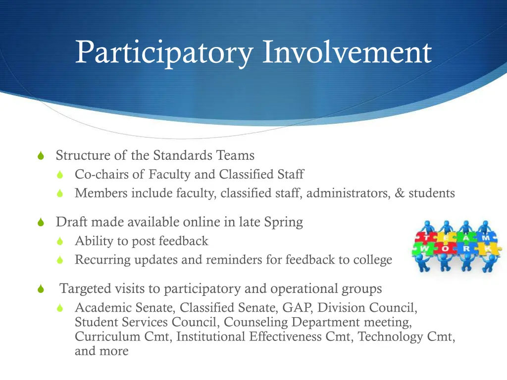 participatory involvement