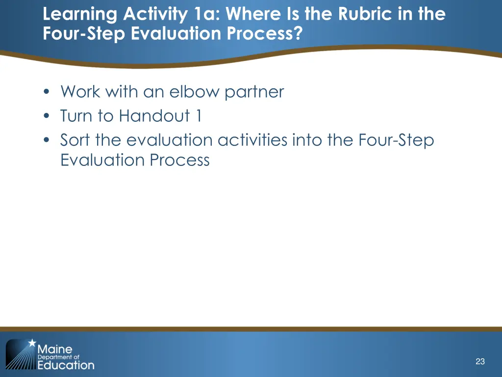 learning activity 1a where is the rubric