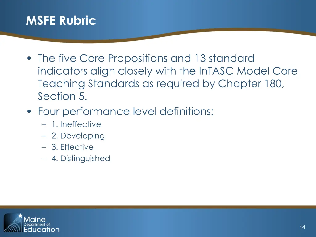 msfe rubric 1