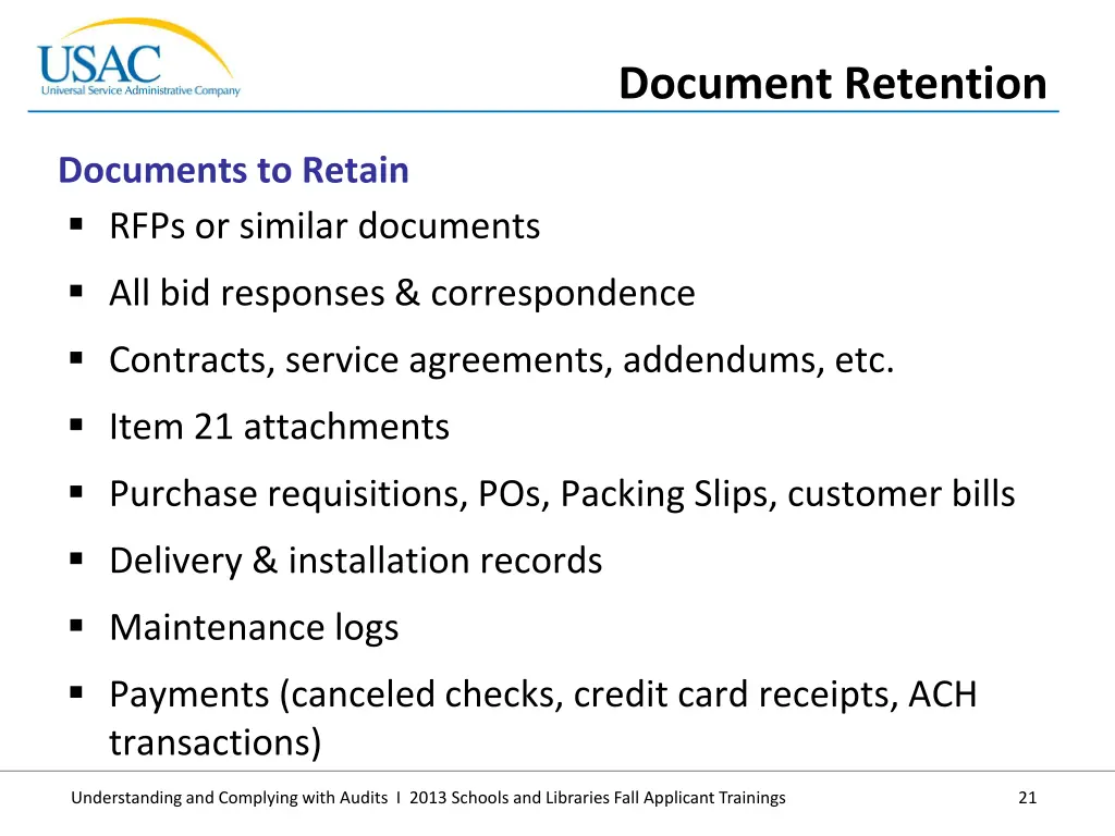 document retention 2