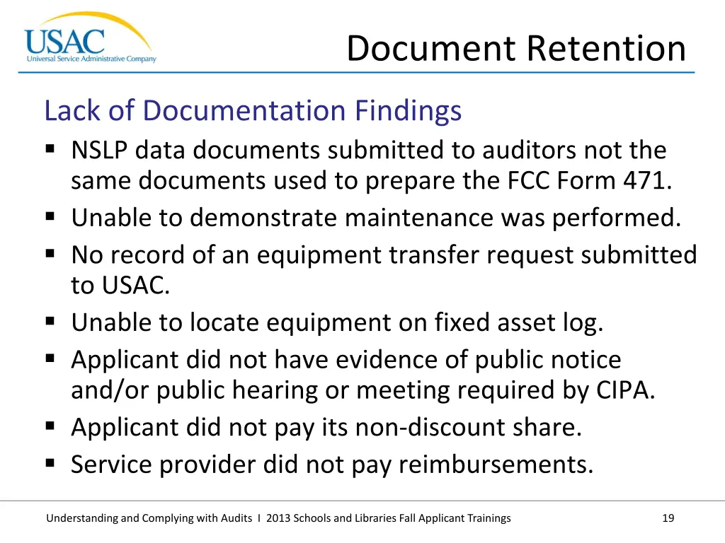 document retention