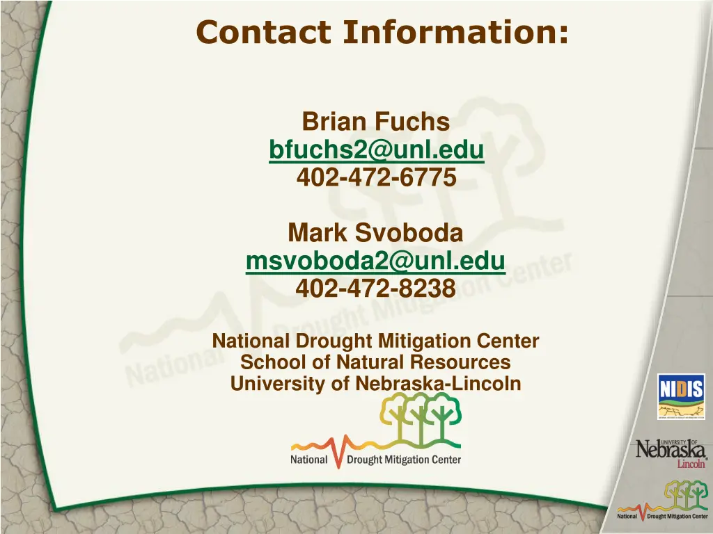 contact information