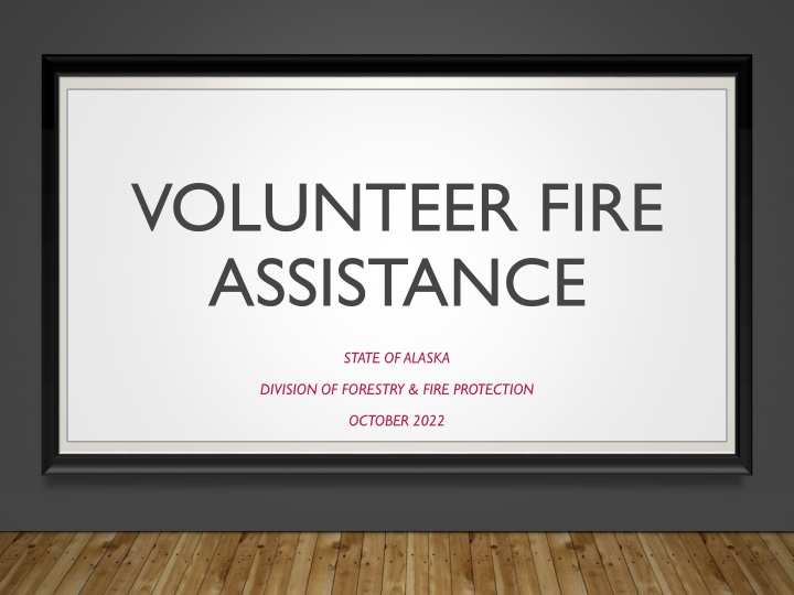 volunteer fire assistance