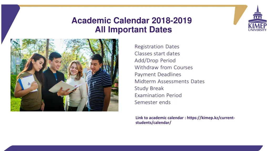 academic calendar 2018 2019 all important dates