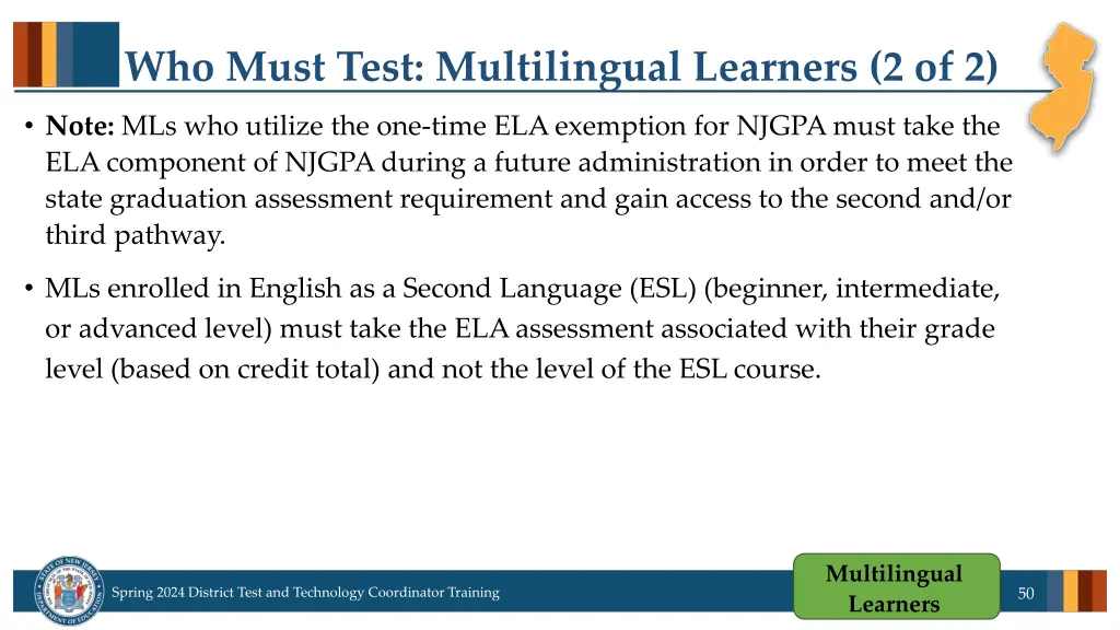 who must test multilingual learners 2 of 2