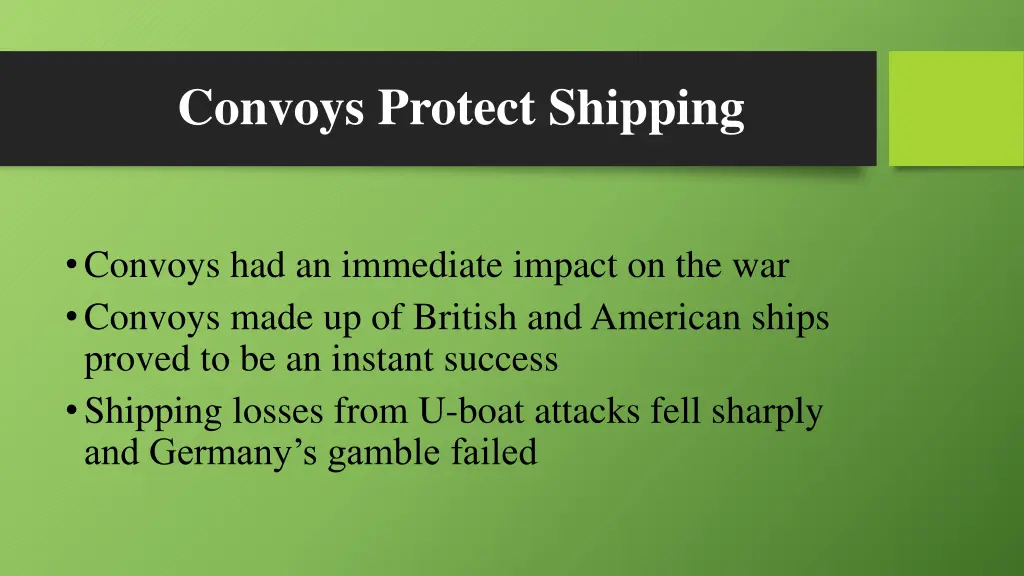 convoys protect shipping 1