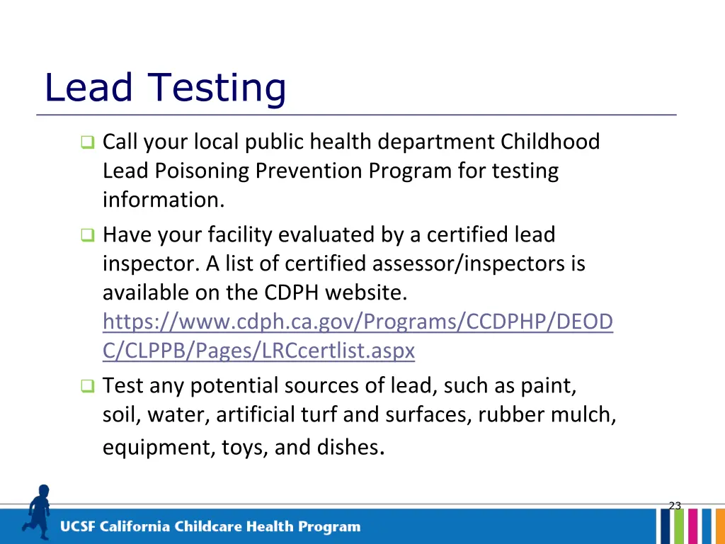 lead testing