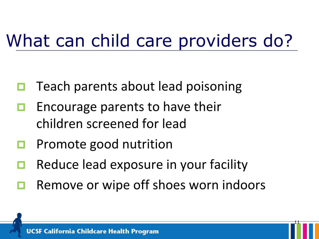 what can child care providers do