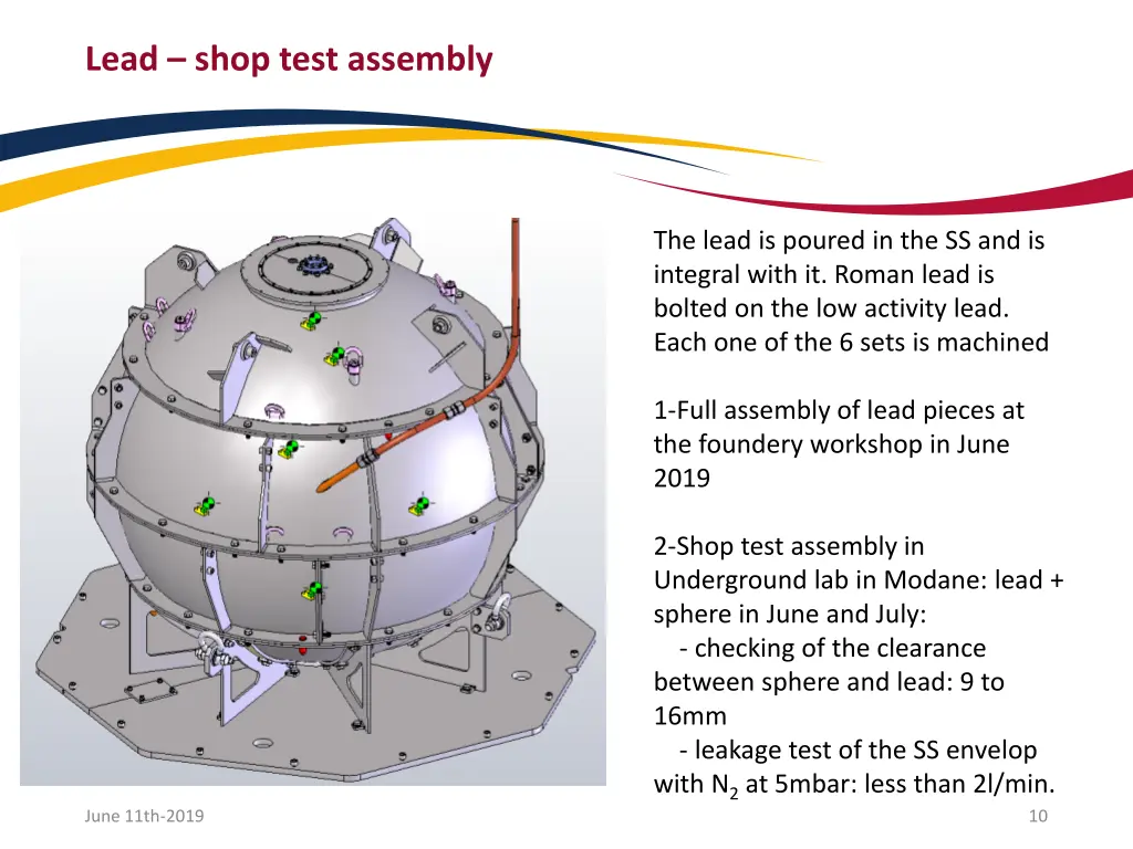 lead shop test assembly