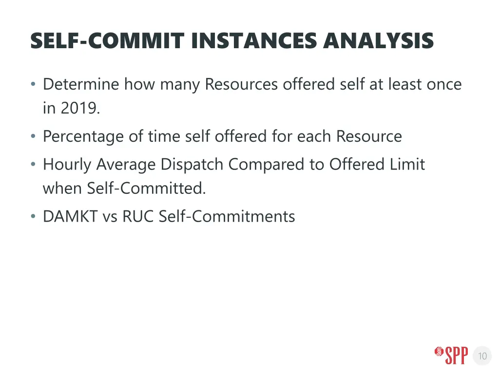 self commit instances analysis