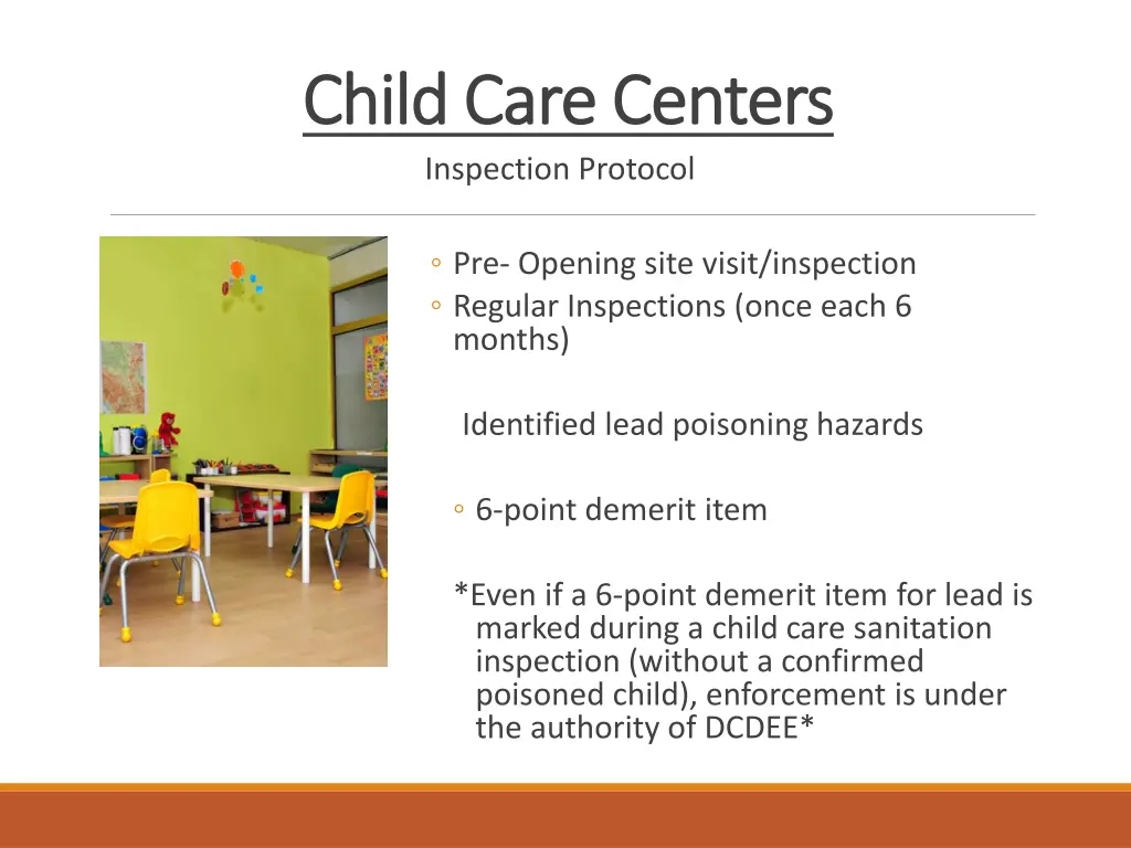 child care centers child care centers inspection