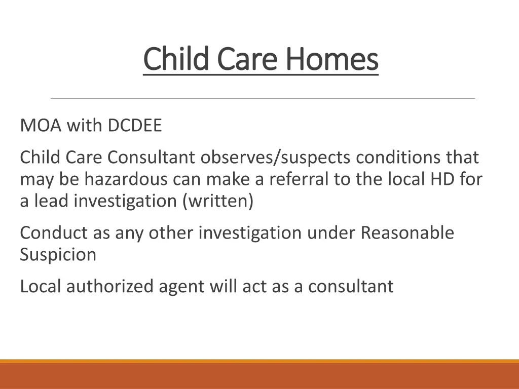 child care homes child care homes