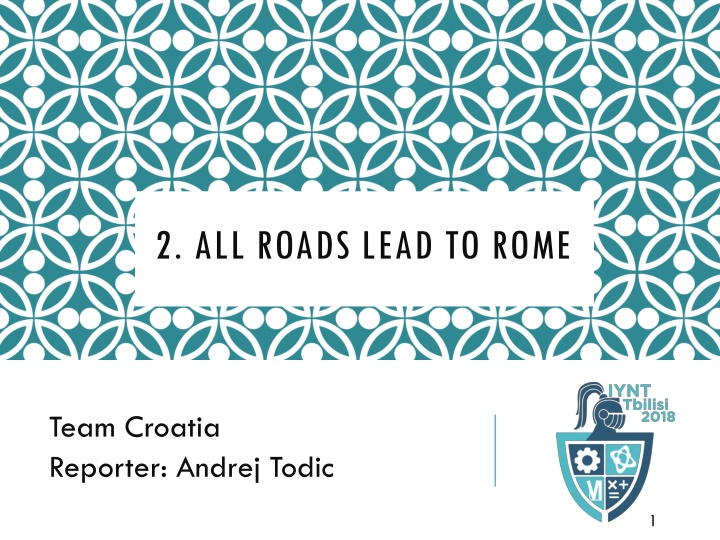 2 all roads lead to rome