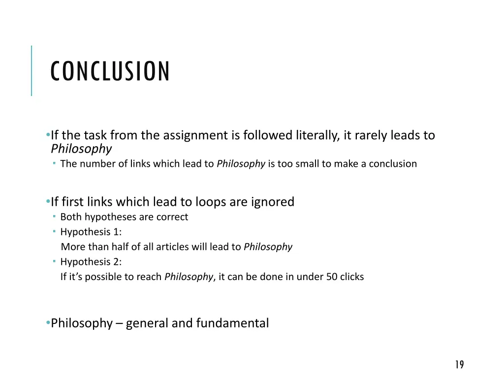 conclusion