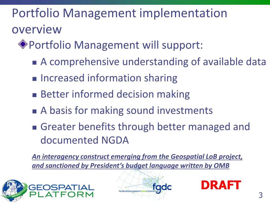 portfolio management implementation overview