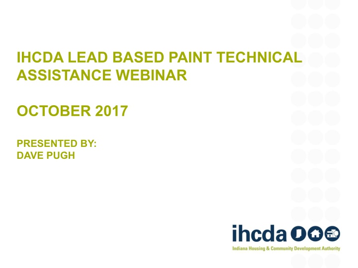 ihcda lead based paint technical assistance