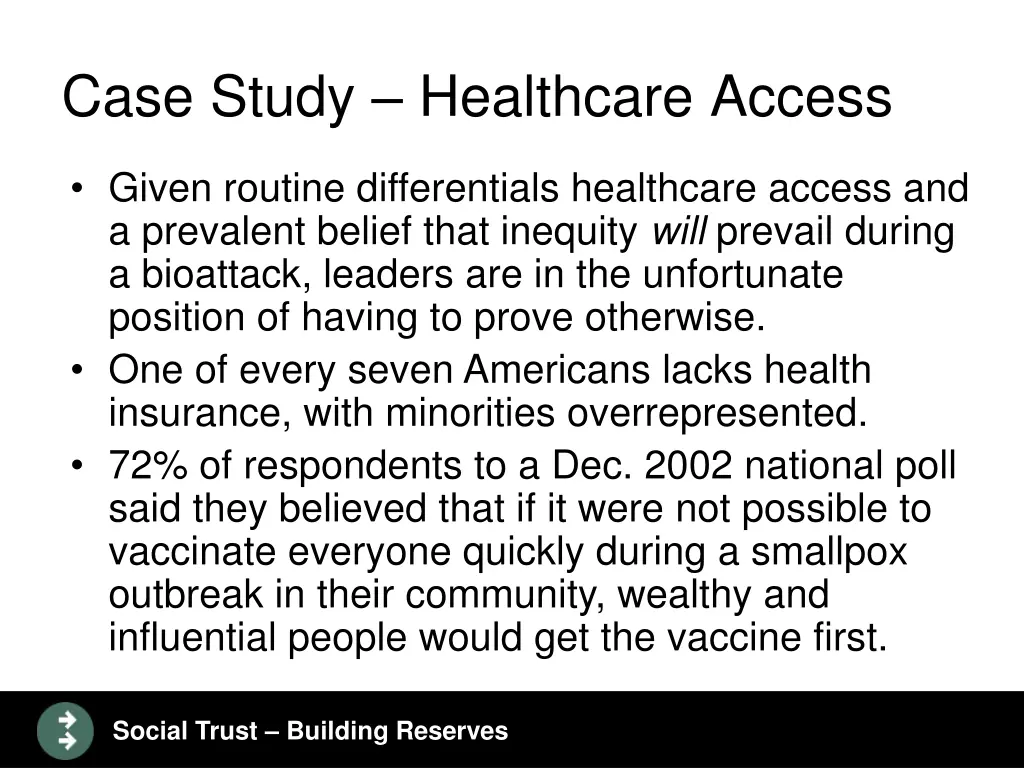 case study healthcare access