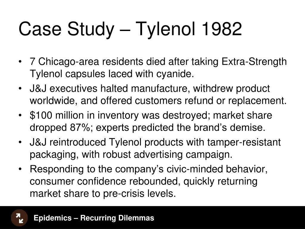 case study tylenol 1982