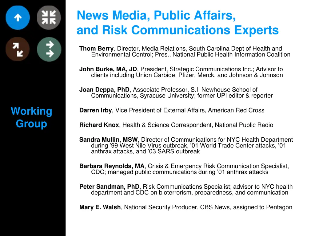 news media public affairs and risk communications