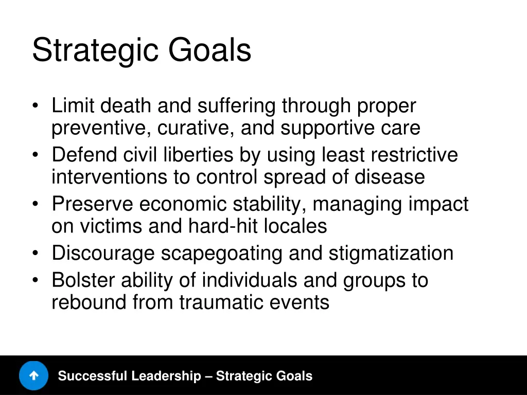 strategic goals