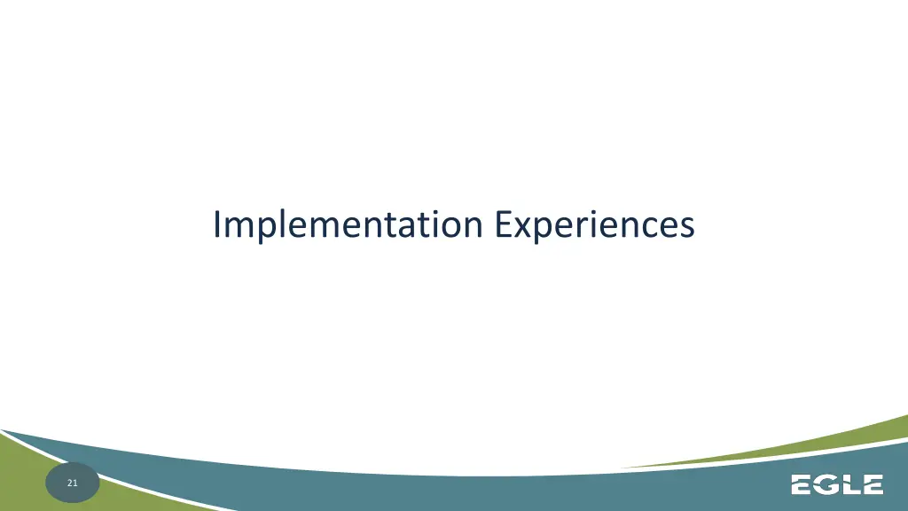 implementation experiences