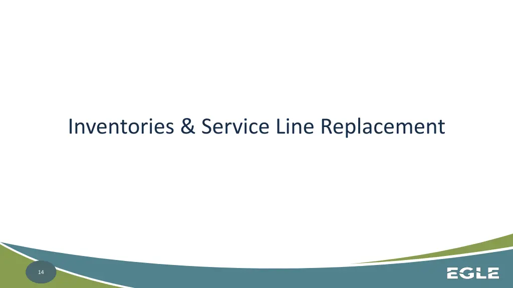 inventories service line replacement