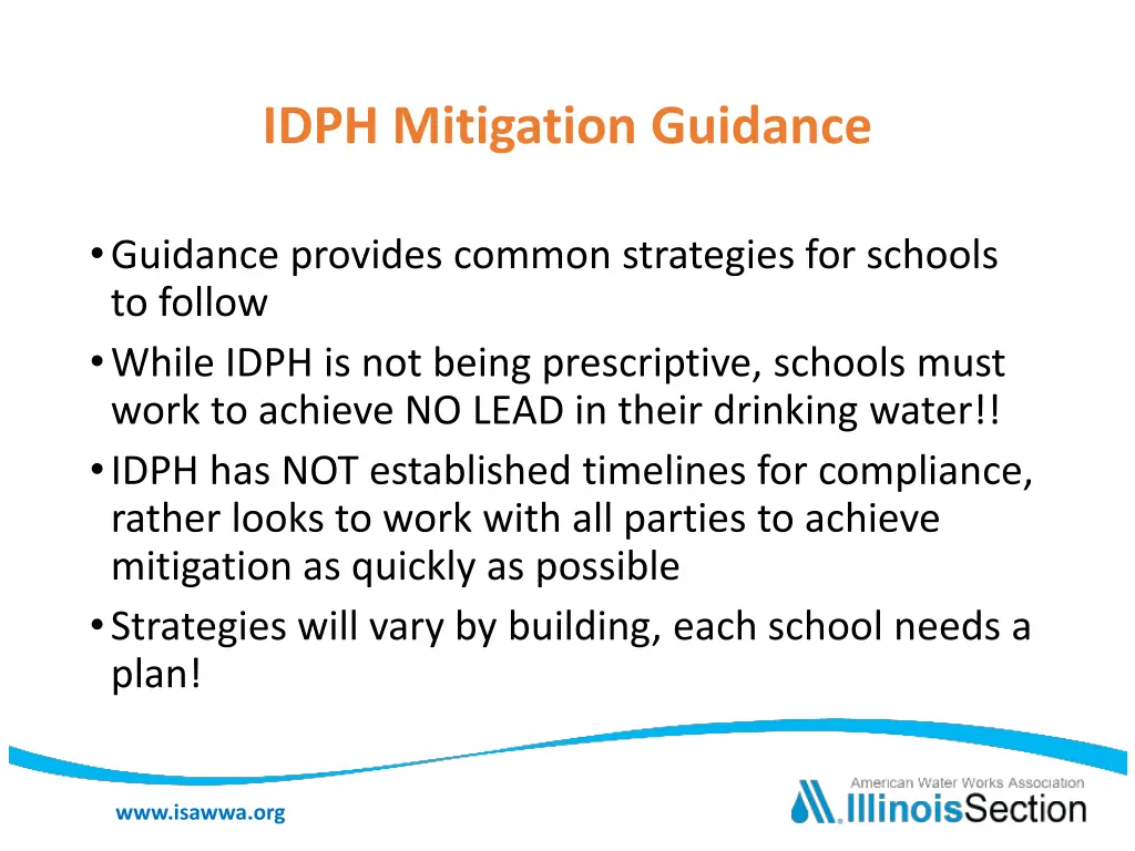 idph mitigation guidance