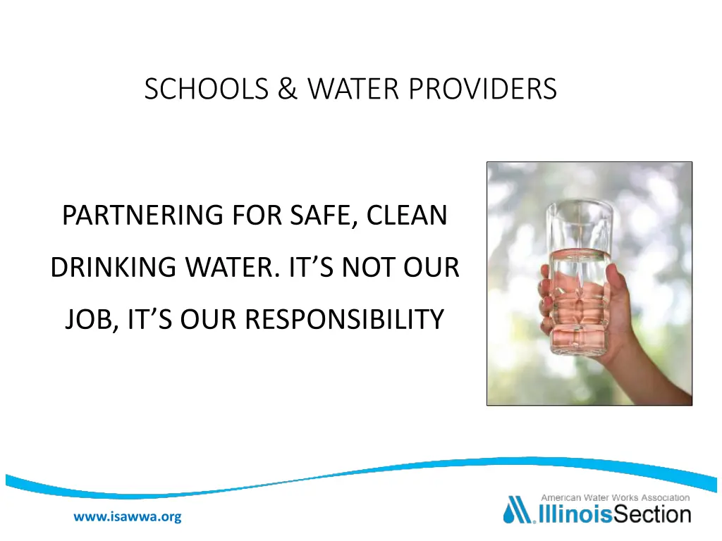 schools water providers